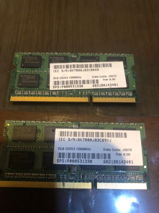 Memoria Ram 4 Gb DDR3