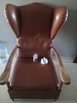 sillón orejero vintage