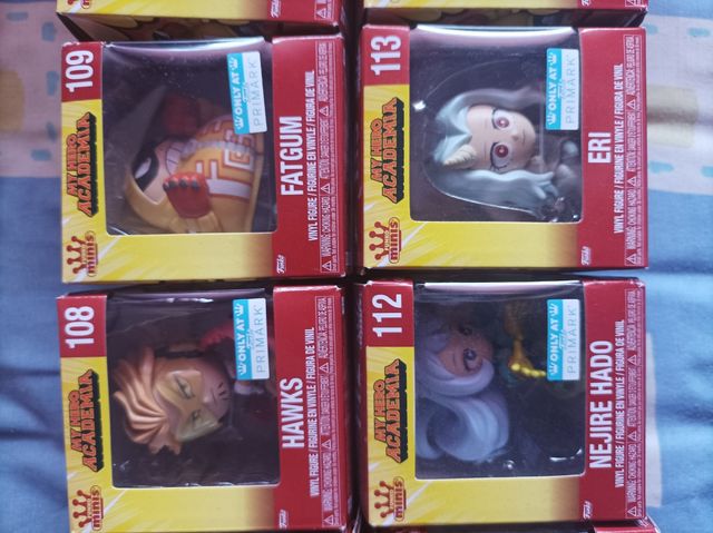 COLECCIÓN COMPLETA MY HERO ACADEMIA MINI FUNKO POP