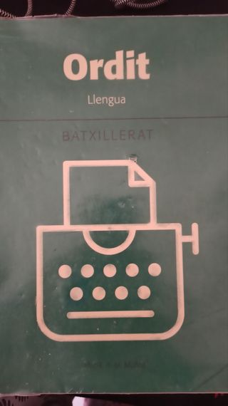 libro de catalán batxillerat