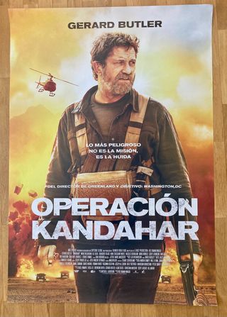 Poster Cine operación Kandahar