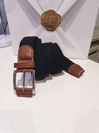 Cinturón hombre trenzado