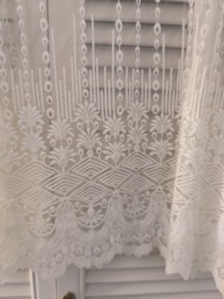 Kaftan o kimono de tul bordado 