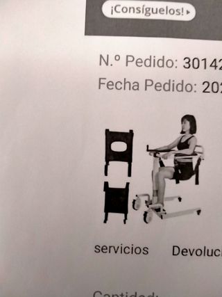 silla con elevador manual