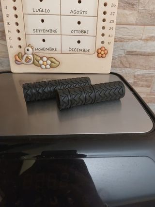 Sella bici bimbo con ricambio gomme manubrio