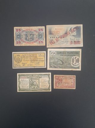Billetes Guerra Civil