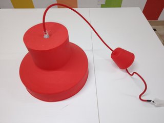 Lampadario sospeso in silicone