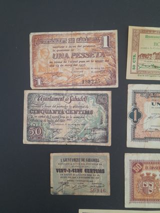 Billetes Guerra Civil