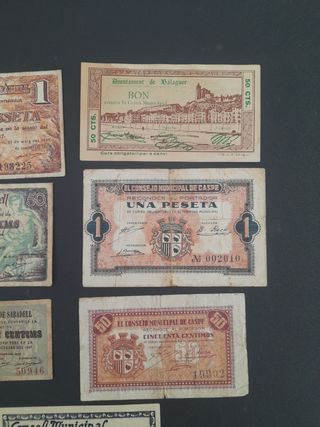 Billetes Guerra Civil