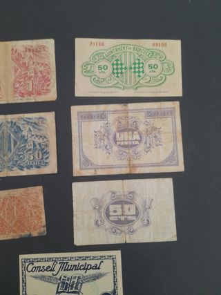 Billetes Guerra Civil