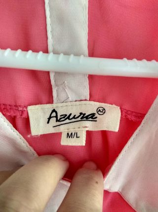 Camisa fluida de cuello bebé