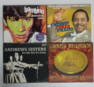 lote de CDs dobles años 60/70