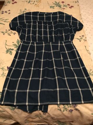 Vestido zara manga corta