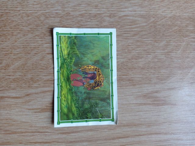 Cromo Tarzán. Panini.