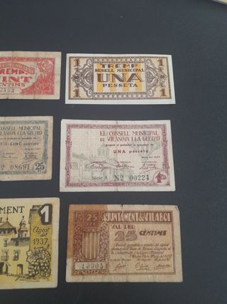 Billetes Guerra Civil