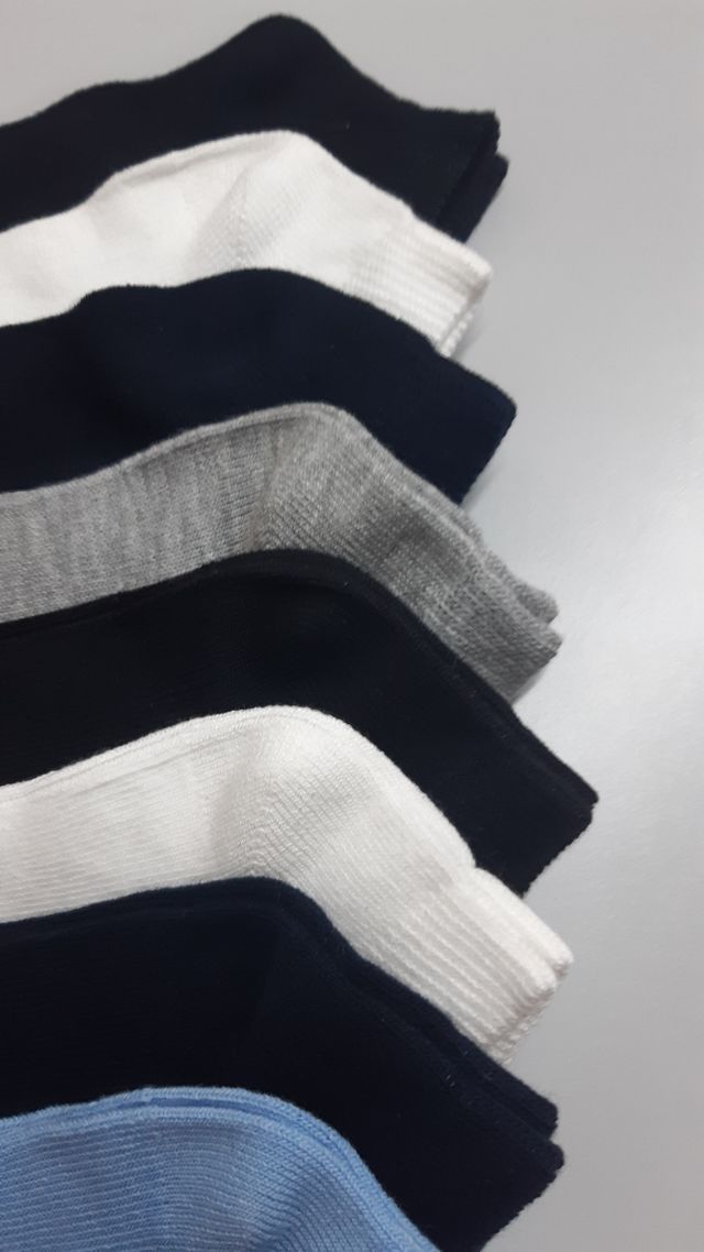 12 PARES SOQUETES tam. 33/37 em algodão do bom!