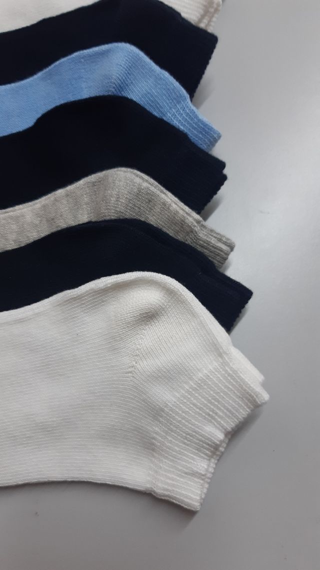 12 PARES SOQUETES tam. 33/37 em algodão do bom!