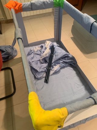 Cuna de viaje Bebe Due incluye colchón viscolastic