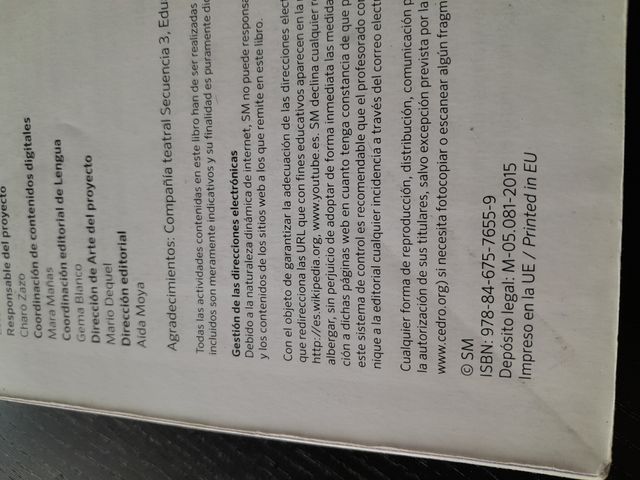 Lengua castellana y literatura 1 bachillerato