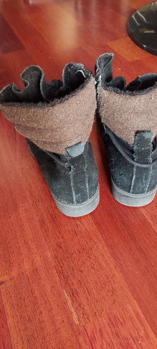 Botines negros talla 36 ante