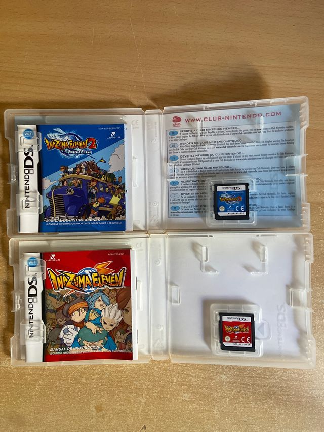Inazuma eleven 1 y 2 para nintendo DS 