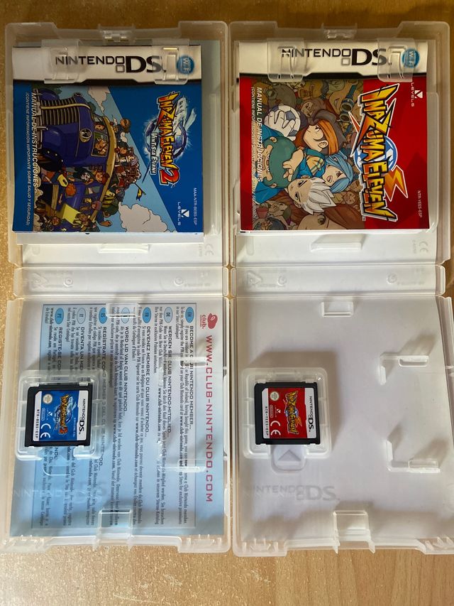 Inazuma eleven 1 y 2 para nintendo DS 