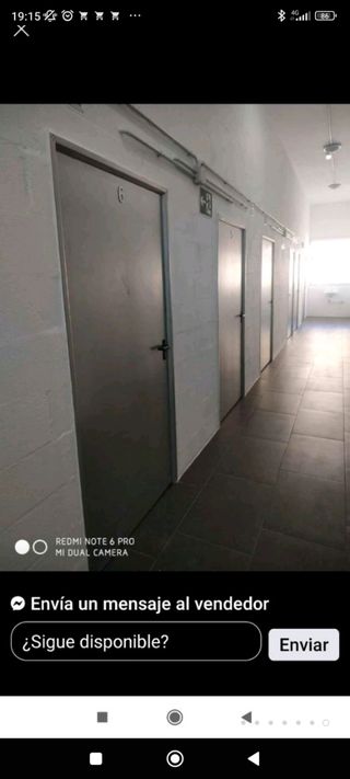 Trastero  en alguler de queda libre final marzo