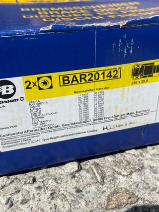 Discos freno Fiat/Lancia