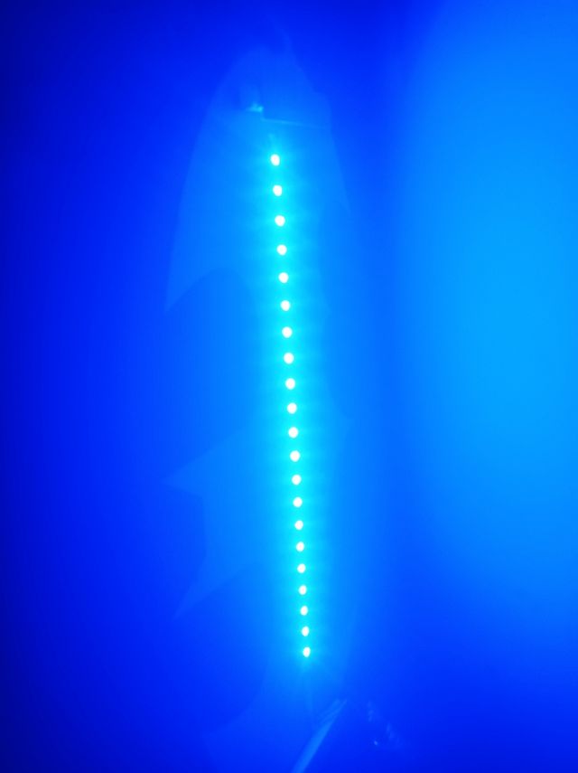 Símbolo Batman luminoso decorativo con leds azul