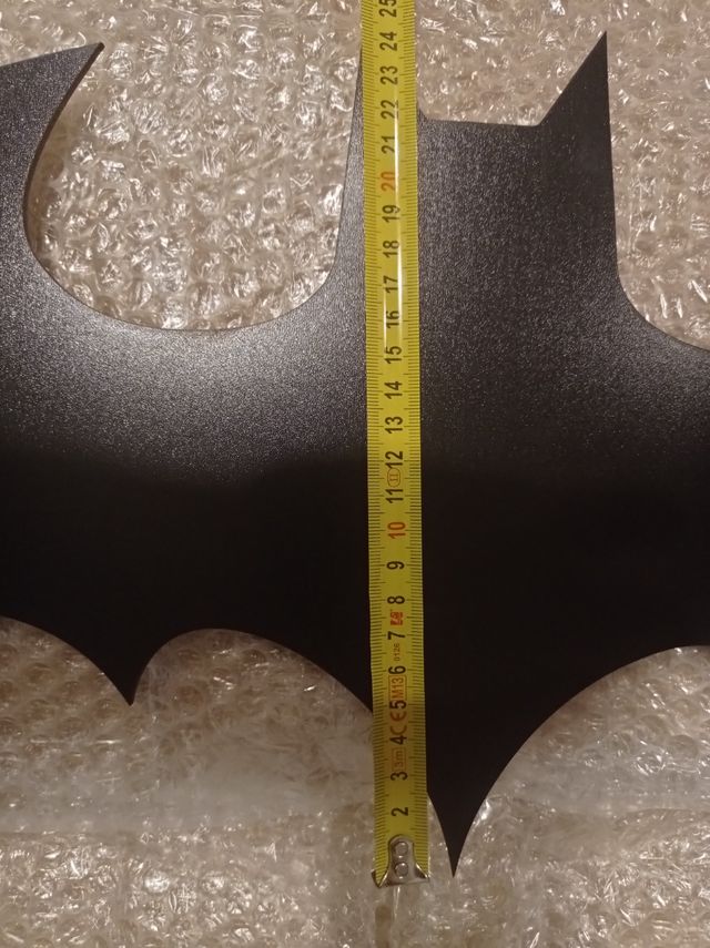 Símbolo Batman luminoso decorativo con leds azul