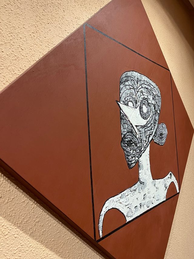 Cuadro original en rombo, estilo picassiano