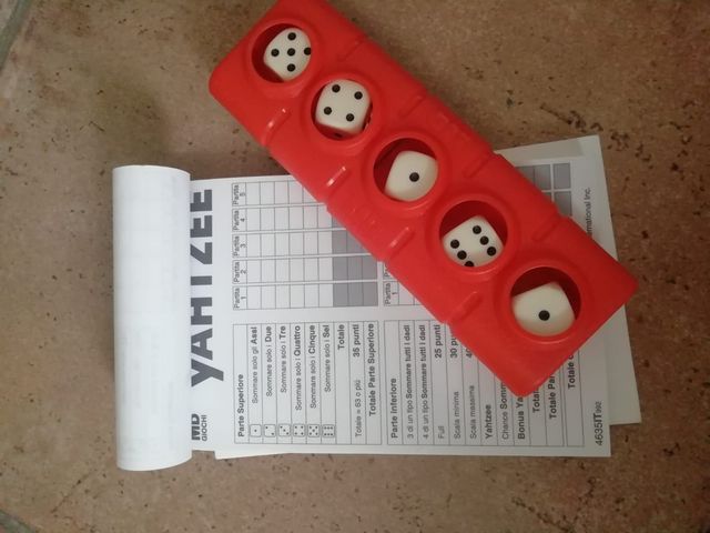 Yahzee gioco di società MB anni 90