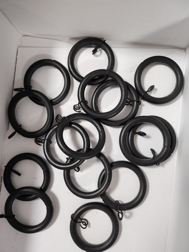 Anillas cortina forja