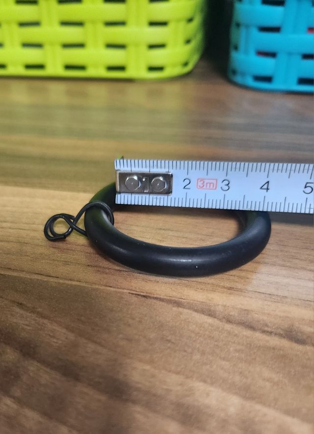 Anillas cortina forja