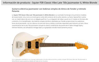 Squier FSR Classic Vibe Late 50's Jazzmaster