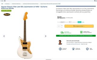 Squier FSR Classic Vibe Late 50's Jazzmaster