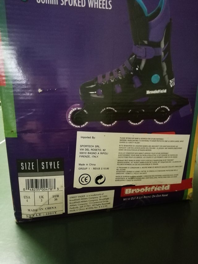 Pattini Street Vader 1000Y Brookfield Taglia 36