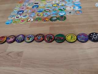 Coleccion de tazos caps supercaps madcaps etc