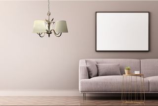 Lámpara de techo con tulipas