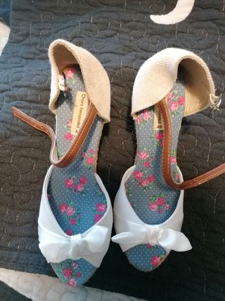 zapato cuña nuevo