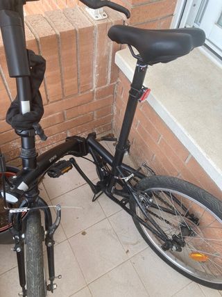 Bicileta plegable decathlon