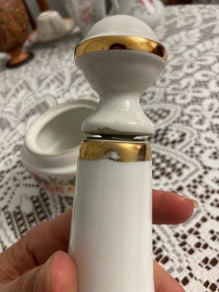 Juego tocador porcelana 2 piezas