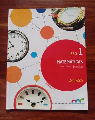 Matemáticas 1 ESO. ANAYA