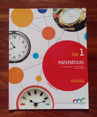 Matemáticas 1 ESO. ANAYA
