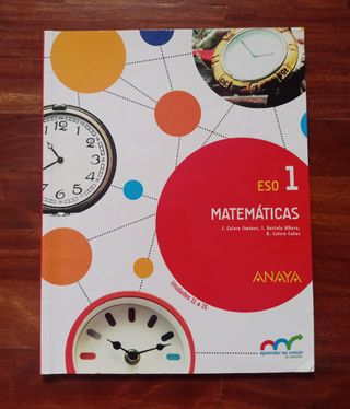 Matemáticas 1 ESO. ANAYA