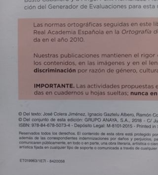 Matemáticas 1 ESO. ANAYA