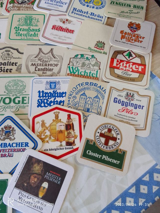 posa vasos de cerveza auténticos 100 (todos 10€)