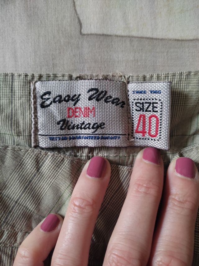 Pantalón cargo caballero cuadros El Corte Inglés S