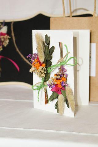 Ramo de novia con flor preservada 