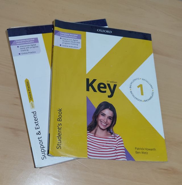 Student's book y workbook de 1° de bachillerato 